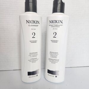 NIB Nioxin System 2 Cleanser and Scalp Therapy Set for Fine Hair